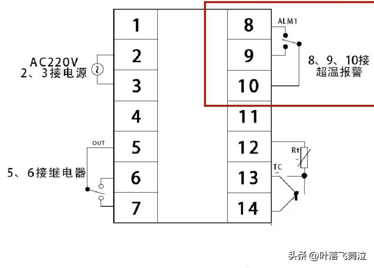 温控器如何接线（温控仪的接线方法图解）